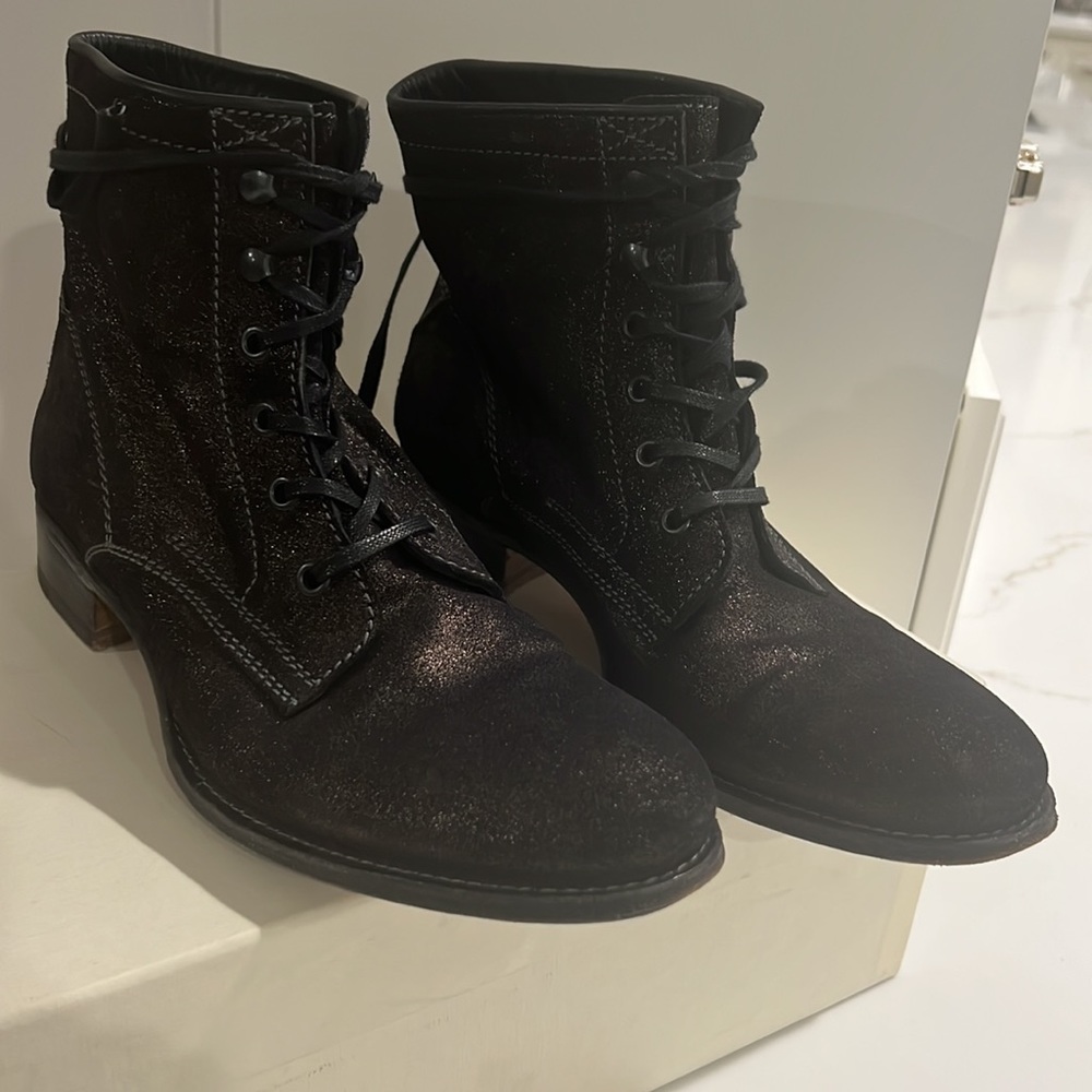 n.d.c. made by hand  Sunday Boot  Nero/Pewter. 37.5